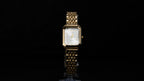 Women's Square Steel Watch - Elegant Gold Color
