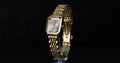 Women's Square Steel Watch - Elegant Gold Color