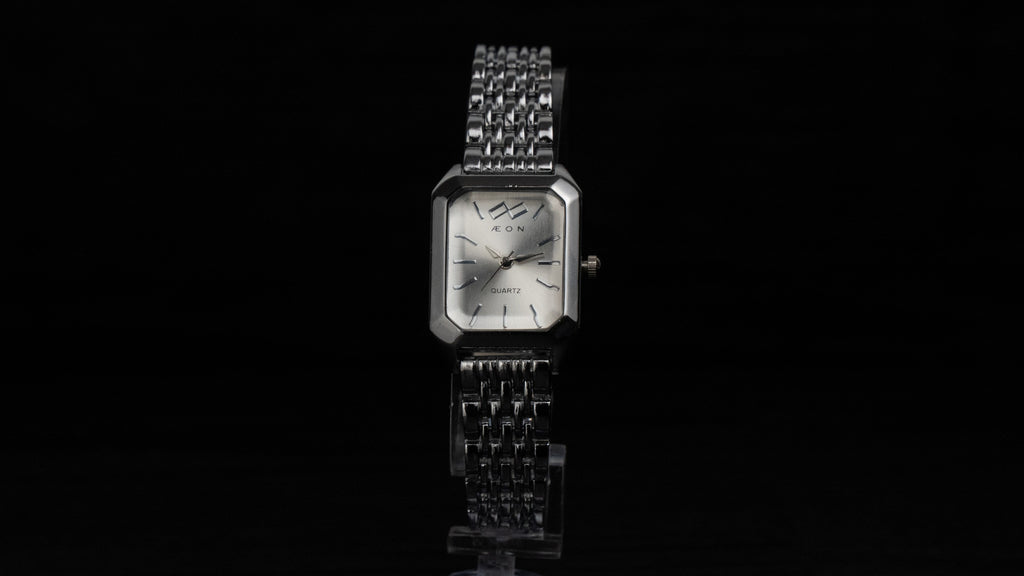Women's Square Steel Watch - Elegant Silver Color