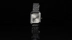 Women's Square Steel Watch - Elegant Silver Color