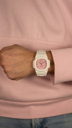 AEON - White Dial Pink