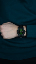 AEON - Matte Black Green Dial