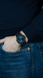 AEON - Matte Black Blue Dial
