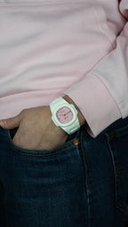 AEON - White Dial Pink