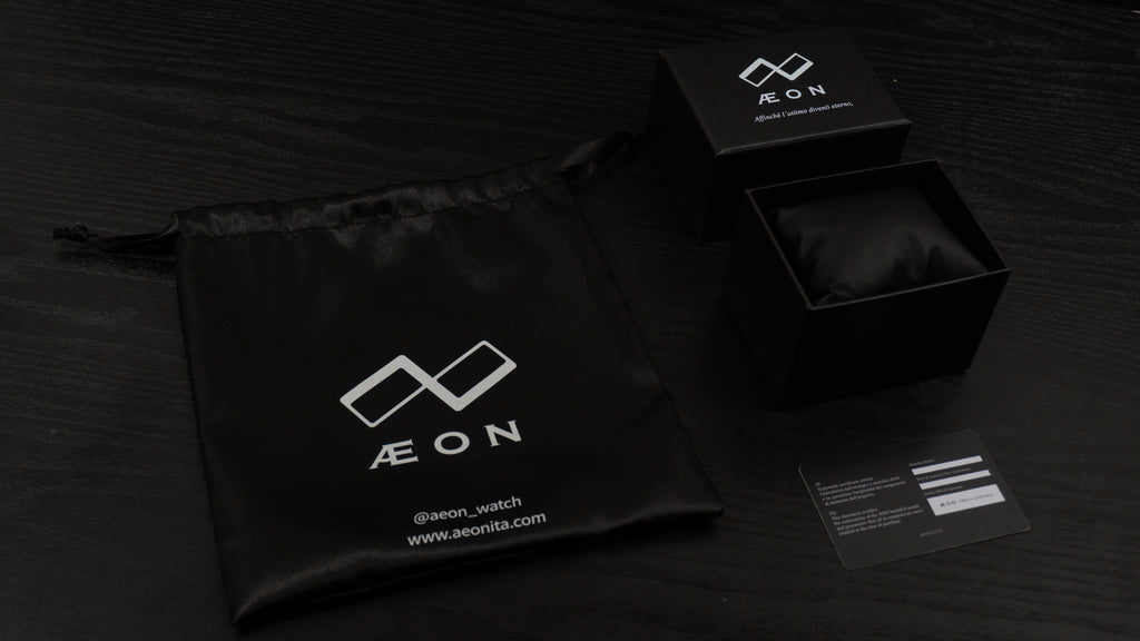 AEON - Matte Black Blue Dial